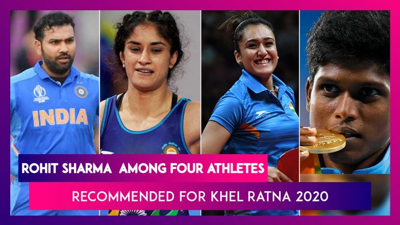 Rohit Sharma, Vinesh Phogat Among Four Athletes Recommended For Rajiv ...