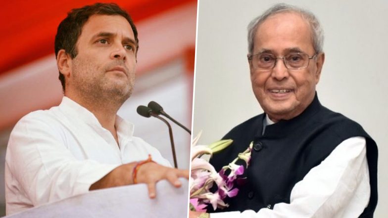 Pranab Mukherjee Dies at 84: Rahul Gandhi Condoles Former President’s Death