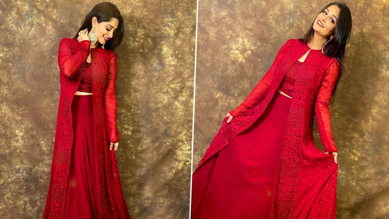 Dipika Kakar is Setting Some 'Red' Hot Styling Goals With Her Recent Fashion Outing (View Pics)