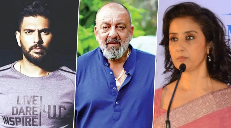 Cancer Survivors Manisha Koirala, Yuvraj Singh Encourages Sanjay Dutt to Be a Fighter (Read Tweets)