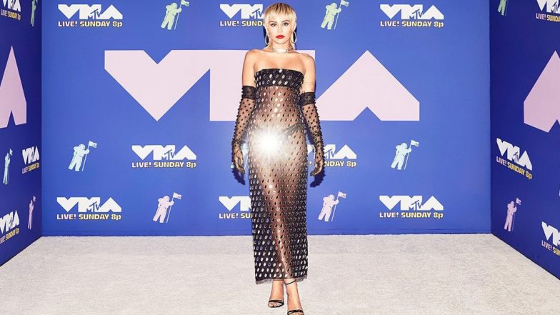 miley cyrus sheer dress nsfw Miley Cyrus drips in crystals while turning heads with risqu sheer dress