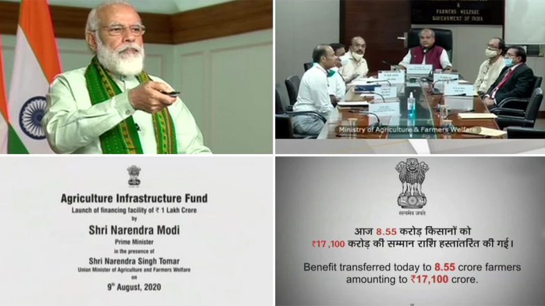 PM Narendra Modi Launches Financing Facility Worth Rs 1 Lakh Crore, Releases 6th Instalment of PM-KISAN Fund For Farmers