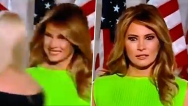 Video of Melania Trump's Cold Expression Switch After Greeting Step Daughter Ivanka Is Going Viral on Twitter! Check out the Best Reactions