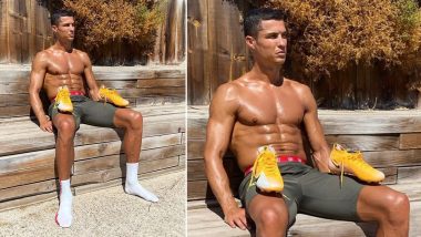 Cristiano Ronaldo Gears Up For New Football Season With Juventus, Shares Photo of Well-Toned Physique Post Workout (See Pic)