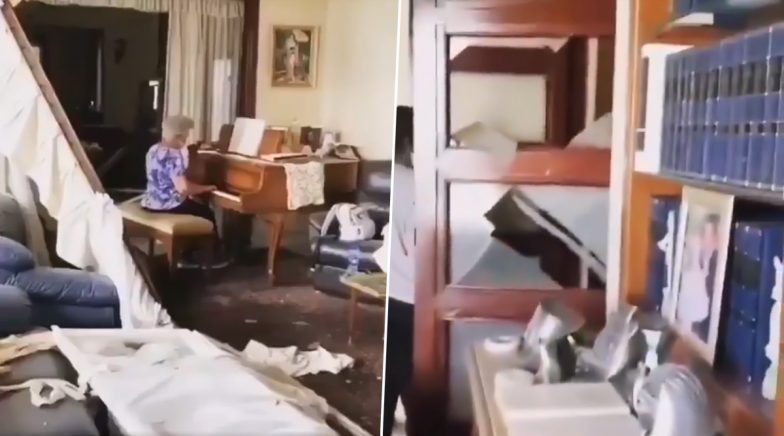 Grandmother Plays ‘Auld Lang Syne’ Song on a Piano Surrounded by Debris From Beirut Explosion