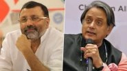 Facebook Row: Remove Shashi Tharoor From Parliamentary Standing Committee, BJP MP Nishikant Dubey Urges Om Birla