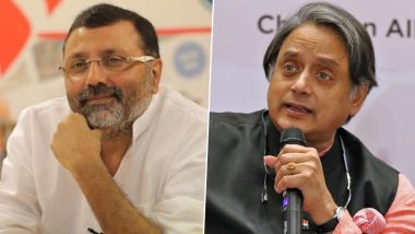 Facebook Row: Remove Shashi Tharoor From Parliamentary Standing Committee, BJP MP Nishikant Dubey Urges Om Birla