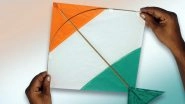 Independence Day 2020 in India: How to Make Tricolour Kite at Home? Easy Craft Ideas and DIY Videos to Create Kite and Celebrate 74th Independence Day