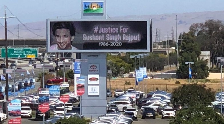 Sushant Singh Rajput’s Sister Shares Pic of a Billboard in California Demanding Justice for The Late Actor 