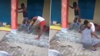 Uttar Pradesh: Cobra Slithers Into Sleeping Man's Jeans Pant in Mirzapur, He Stands For 7 Hours Before The Snake Was Removed (Watch Video)