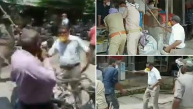 Ballia SDM Ashok Chaudhary Suspended After Video of Him Beating People With Stick For Not Wearing Mask Goes Viral