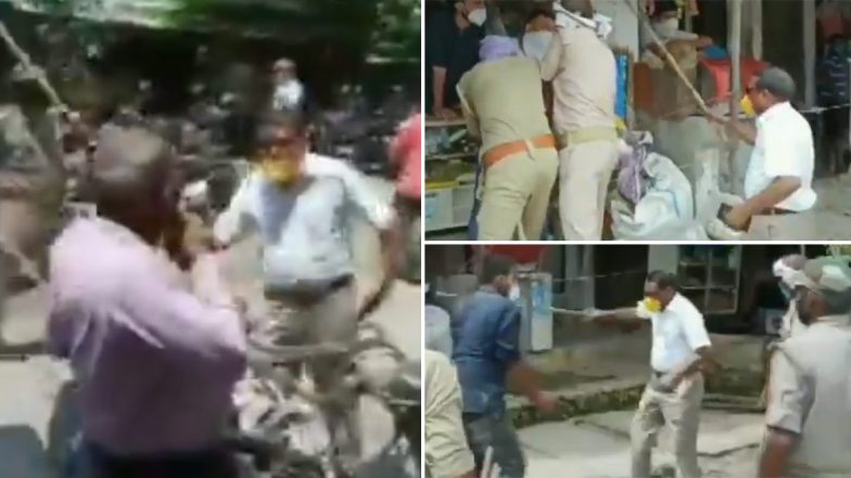 Ballia SDM Ashok Chaudhary Suspended After Video of Him Beating People With Stick For Not Wearing Mask Goes Viral