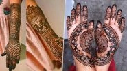 Raksha Bandhan 2020 Latest Mehendi Designs: Easy Arabic and Rajasthani Mehndi Pattern Images and Tutorial Videos to Try at Home on Rakhi