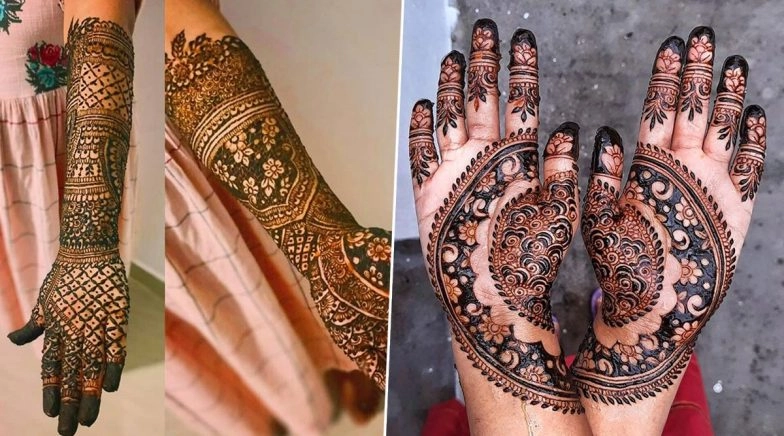 Raksha Bandhan 2020 Latest Mehendi Designs: Easy Arabic and Rajasthani Mehndi Pattern Images