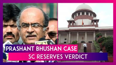 Prashant Bhushan Contempt Case: Supreme Court Reserves Verdict