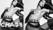 Kendall Jenner Goes Topless for Chanel Cover Shoot Flaunting Her Sexy Legs in Black  Lingerie and Sheer Stockings (View Pic)