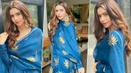 Aamna Sharif Is Giving the Royal Blue a Royal Ethnic Elegance!