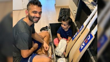 Ahead of IPL 2020, Delhi Capitals Batsman Ajinkya Rahane Shares Super-Cute Picture With Daughter Aarya