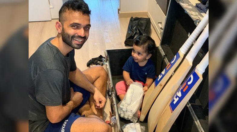 Ajinkya Rahane Shares Super-Cute Picture With Daughter Aarya