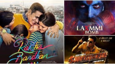 Raksha Bandhan, Laxmmi Bomb, Sooryavanshi, Bell Bottom and More - Here's a Look At Akshay Kumar's Upcoming Releases