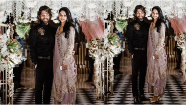 Allu Arjun and Sneha Reddy Define Elegance and Beauty in Manish Malhotra's Outfits At Niharika Konidela and Chaitanya JV's Engagement Ceremony