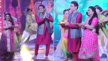 Ganesh Chaturthi 2020: Ramayan’s Iconic Jodi Arun Govil and Dipika Chikhlia Reunite for a Ganeshotsav Special Episode on Star Plus (Watch Video)