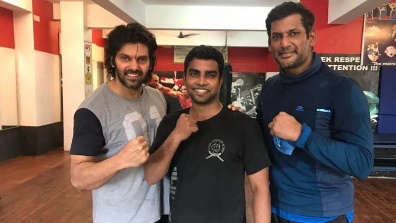 Arya Shares Pictures of His Intense Workout Session With Vishal As Gyms Reopen in Chennai (View Pics)