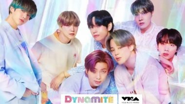 MTV VMAs 2020: BTS Army Gear Up To Watch the K-Pop Band Perform 'Dynamite' For Their Debut Performance At Video Music Awards