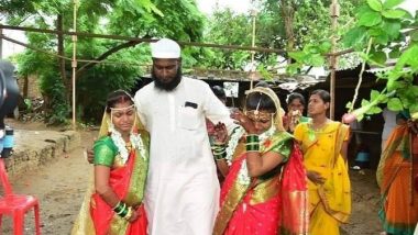 Muslim Man in Ahmednagar Gets Two Daughters of His 'Rakhi Sister' Married as Per Hindu Rituals, Wins Hearts on Internet