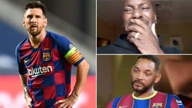 ‘Lionel Mesi Deserves Better’: Barcelona Fans Troll Club for Humiliating Loss to Bayern Munich in UCL 2019–20; Beg Argentine Star to Leave Before Things Get Worse