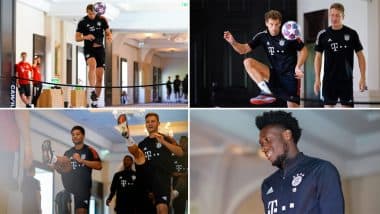 Manuel Neuer and Co Sweat It Out in Practice Session Ahead of Bayern Munich vs PSG Champions League 2019–20 Final Match (View Pics)