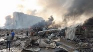 Lebanon Blast Caught on Camera: Terrifying Videos and Images of Explosion at Beirut Port Shared, Over 50 Dead So Far