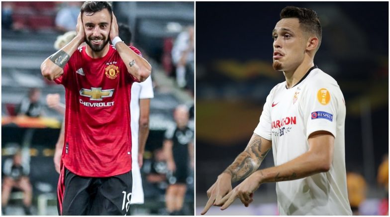 Manchester United vs Sevilla, Europa League: Bruno Fernandes, Lucas Ocampos & Other Players to Watch