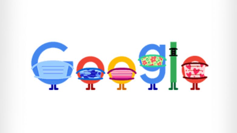 COVID-19 Prevention Google Doodle is Back With 'Wear a Mask Save Lives' Message as COVID-19 Continues to Affect Lives