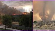 Horrific Picture Captures Massive Lightning Strike Causing Wildfires in California, Check Other Scary Fire Tornado Videos From The Disaster