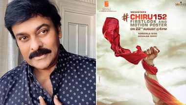 Chiru 152: Chiranjeevi’s First Look From Acharya to Be Unveiled on Megastar’s 65th Birthday!