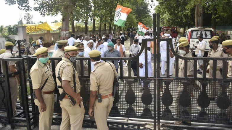 Nitin Raut, Maharashtra Minister, Detained By UP Police in Azamgarh Enroute to Meet Family of Dalit Sarpanch Satyamev Jayate