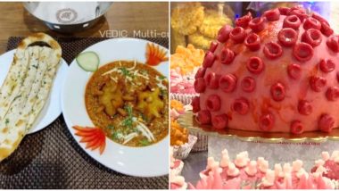 It Happens Only in India! From Corona Curry and Mask Naan in Jodhpur to Corona Sweets and Cakes in Kolkata, How Indians Developed a Connection Between Food Items and COVID-19 Awareness (Check Viral Pics)