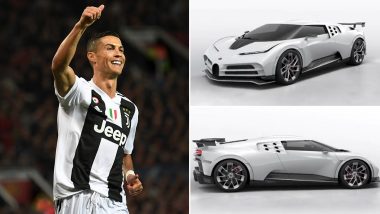Cristiano Ronaldo Adds Bugatti Centodieci to His Car Collection to Celebrate Juventus’ Serie A 2019–20 Title Win
