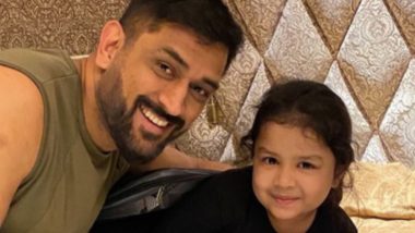 As MS Dhoni is Busy Preparing for IPL 2020, Daughter Ziva 'Misses Dad and the Bike Rides' (View Instagram Post)