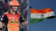 Happy Independence Day 2020: SRH Captain David Warner Wishes Indian Fans, Shares Pic of Indian National Flag