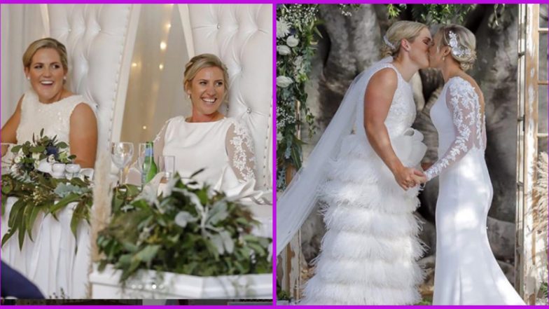 Same-Sex Marriage: Delissa Kimmince and Laura Harris, Australian Women’s Cricketers, Get Married (View Pics)