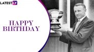 Sir Don Bradman 112th Birth Anniversary: Images and HD Wallpapers to Celebrate Life and Legacy of Australia Cricket Great!