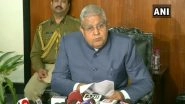 Raj Bhavan Under Surveillance, Claims West Bengal Governor Jagdeep Dhankar