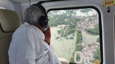 Bihar Flood Situation Worsens, 66 Lakh People Affected Across 16 Districts; CM Nitish Kumar Makes Aerial Survey