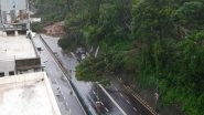 Mumbai Rains: Heavy Showers Lash City, Landslide at Malabar Hill (Watch Video)