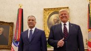 Donald Trump Meets Iraqi PM Mustafa al-Kadhimi, Reaffirms Plan to Withdraw All US Troops from Iraq