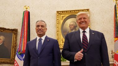 Donald Trump Meets Iraqi PM Mustafa al-Kadhimi, Reaffirms Plan to Withdraw All US Troops from Iraq