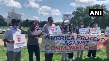 Indian-Americans Protest China's Aggression Against India; Human Right Violations of Uyghurs