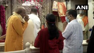 Arvind Kejriwal’s 52nd Birthday: Delhi CM Offers Prayers at Hanuman Temple in Connaught Place